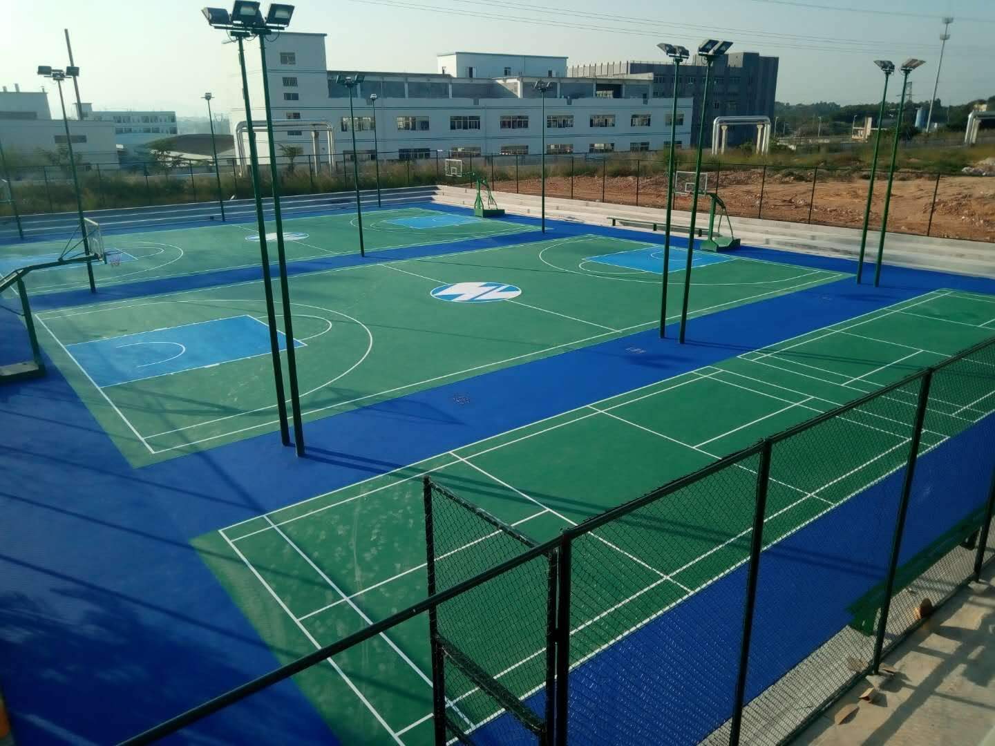 矽PU網球場