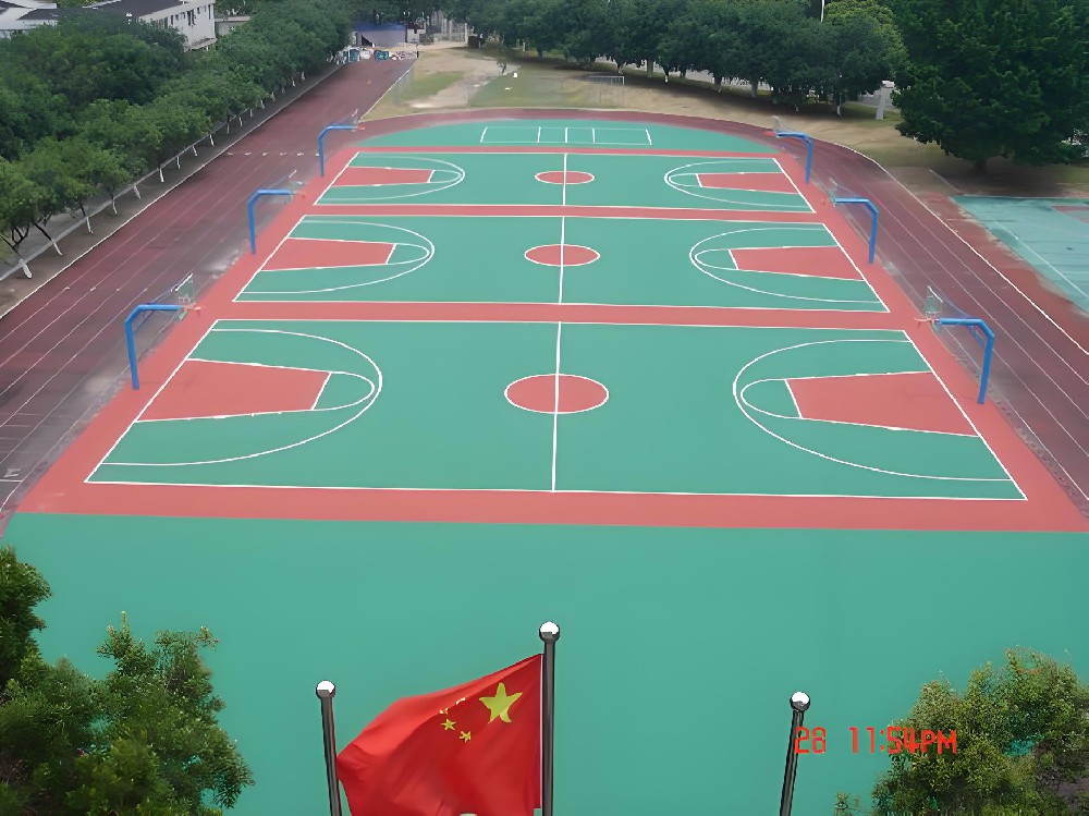 矽PU籃球場