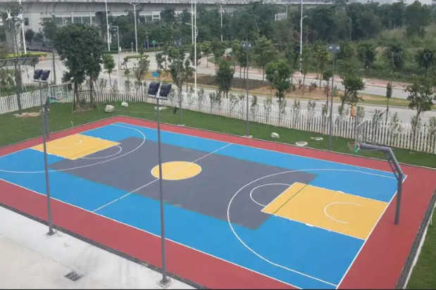 矽PU籃球場
