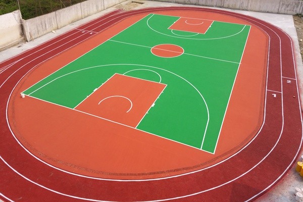 矽PU籃球場